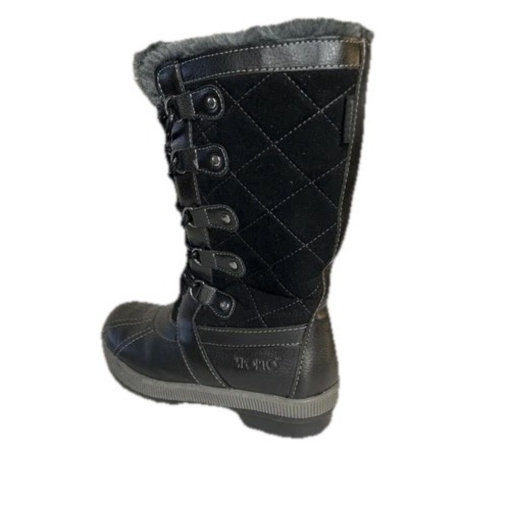 Sporto weather resistant combat Winter boot Size 6 Black New‎